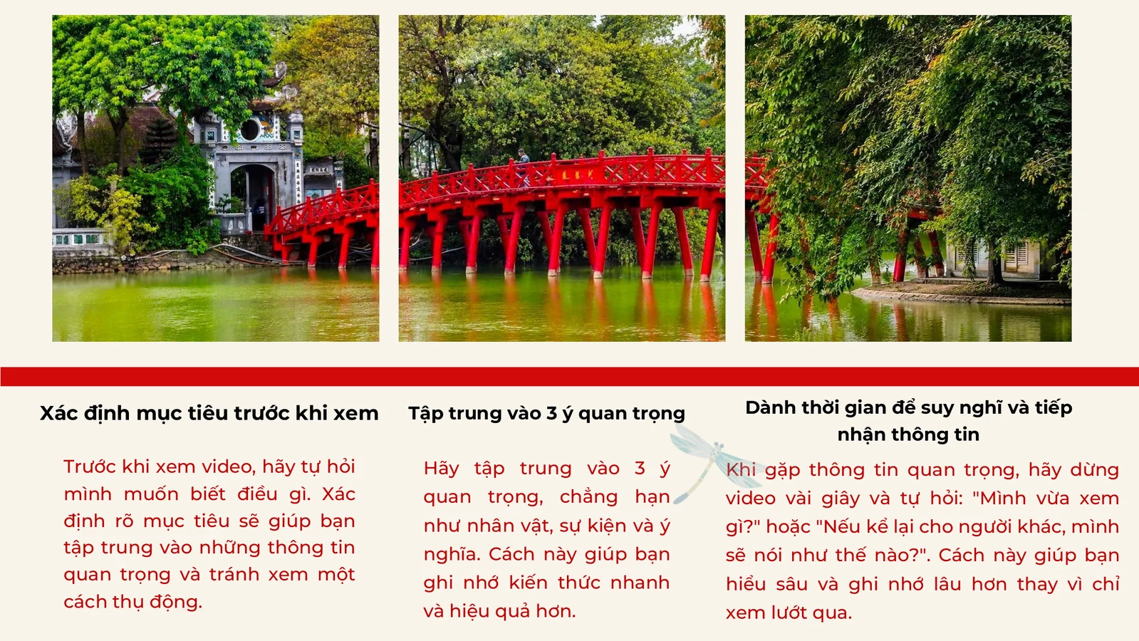 Xác định mục tiêu, tập trung và dành thời gian suy nghĩ